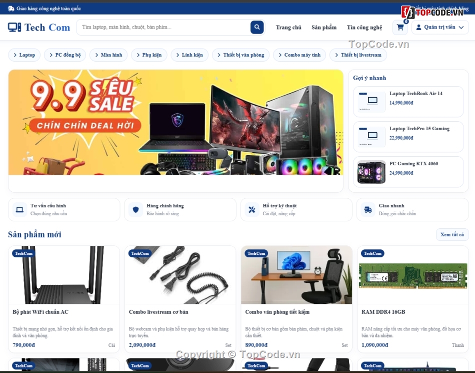 Web bán máy tính,Web phụ kiện,phụ kiện